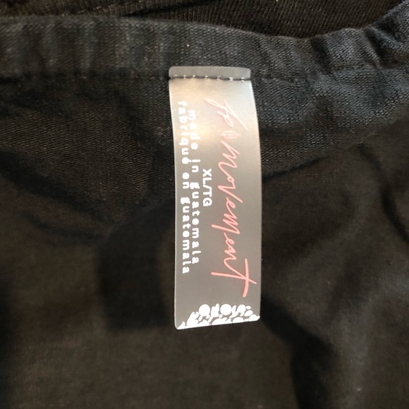 Free People Hot Shot Mini Dress With Pockets In Washed Black.NWT! Sz XS & S - Picture 12 of 15